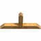 Ekena Millwork Portland Rough Sawn Timber Gable Bracket, Western Red Cedar, 60"W x 27"H x 6"D x 6"F, 11/12 Pitch GBW060X27X0606POR00RWR - alternate 3